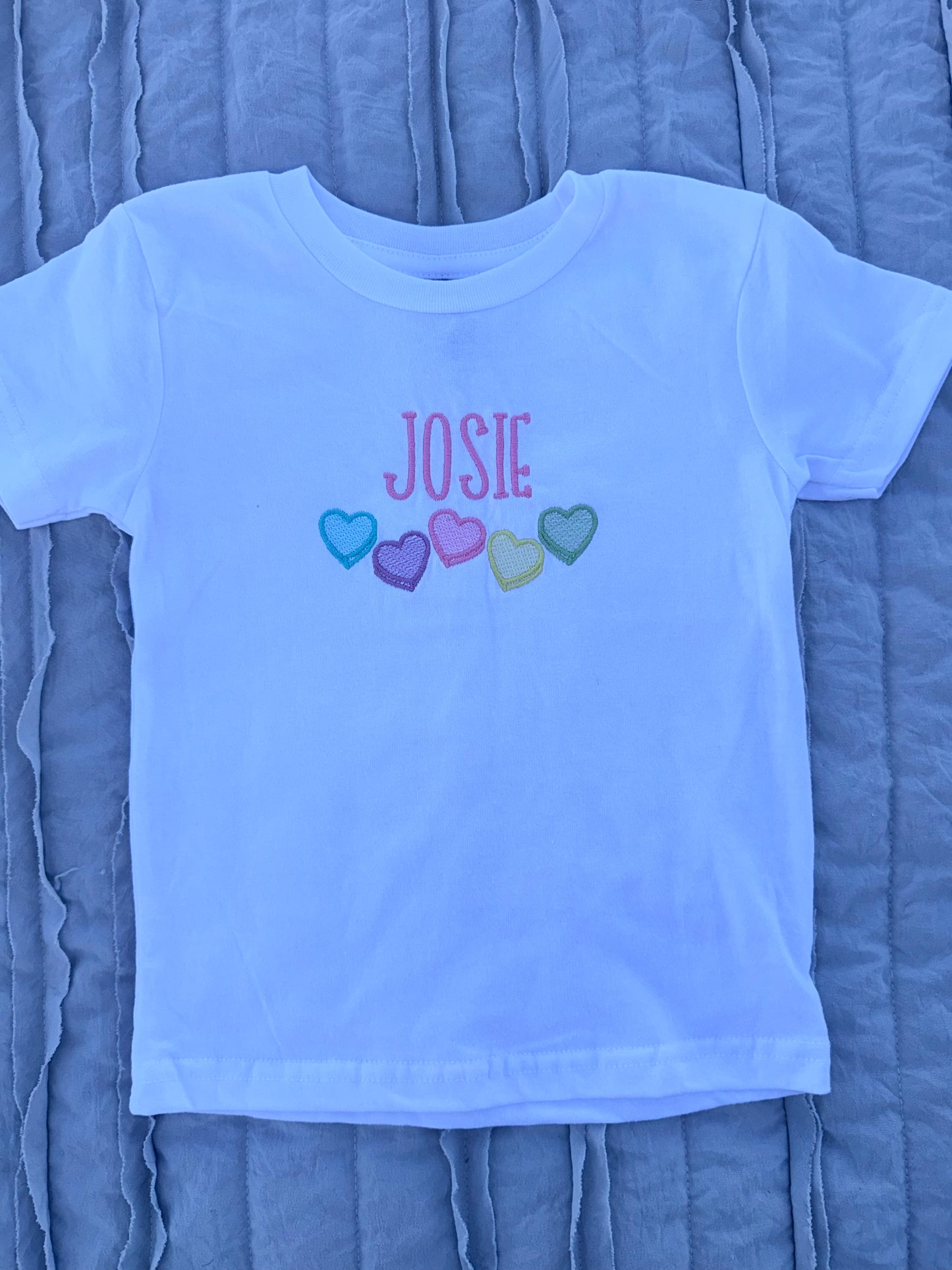 Candy Hearts Short Sleeve Tee
