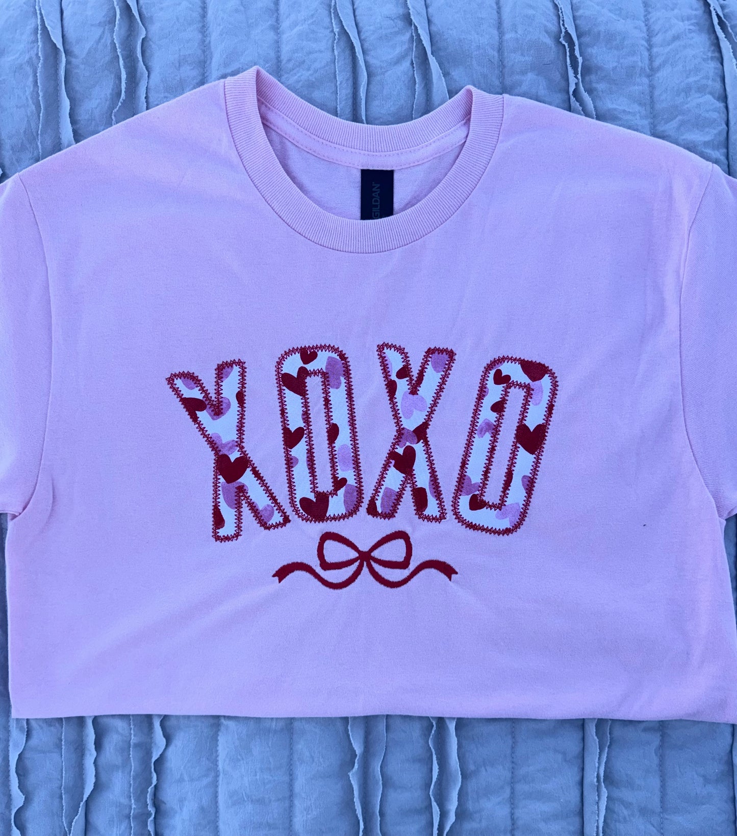 Valentine's XOXO Applique Tee