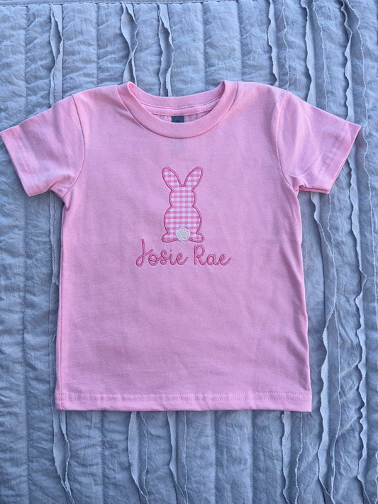 Bunny Applique Easter Tee