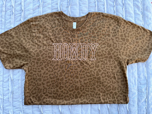 Howdy Cheetah Tee